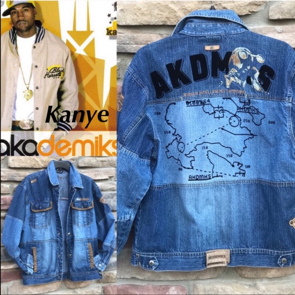 akademiks jean jacket